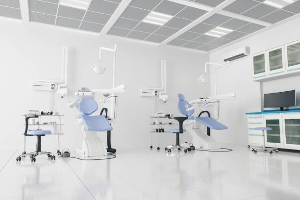 Dental Office Cleaning staff sanitizing treatment surfaces in a Middletown, NJ practice before opening hours